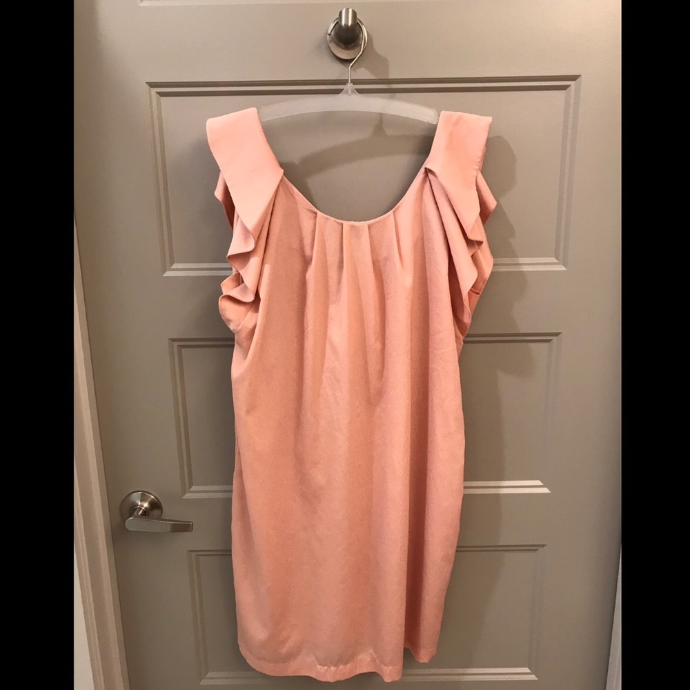 Peach dress